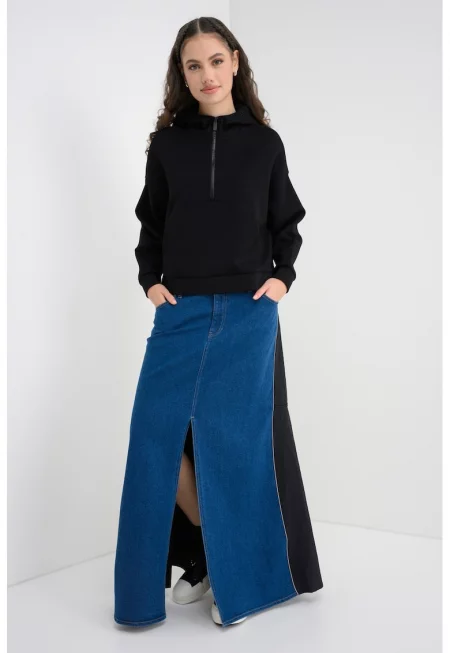 Дълга пола с цепка