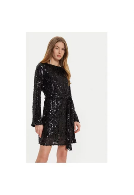 Дамска рокля -  304520341 - Полиестер - 456794 - Черен