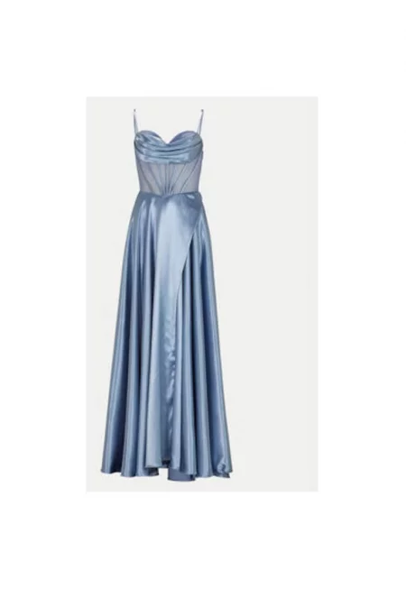 Дамска рокля -  304926334 - Полиестер - Син