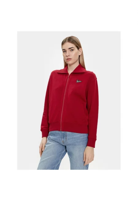 Дамска спортна блуза -  593230 - Червена - Памук