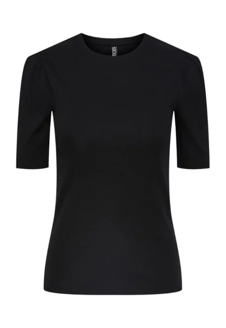 Дамска тениска -  301793601 - Памук - Черен