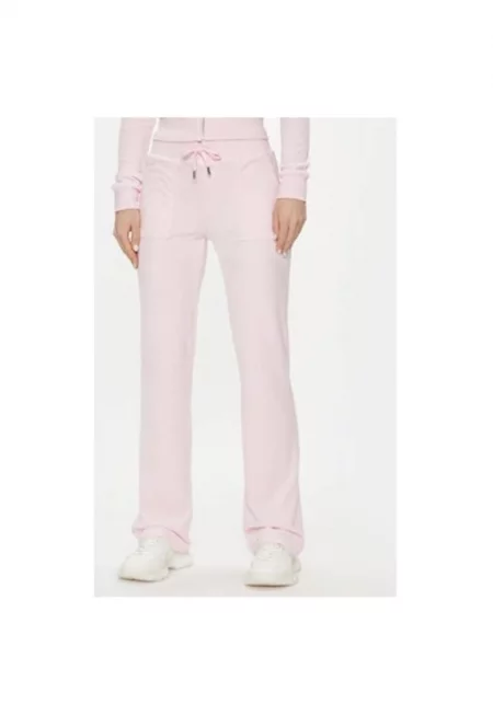 Дамски панталон -  303896010 - Полиестер - Розов