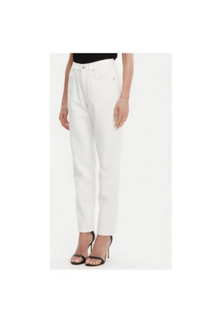Дамски панталон  53-8024 - Памук - Бял - Бял