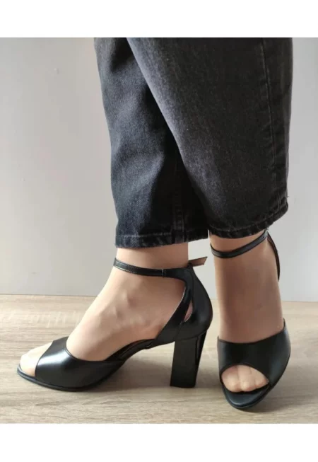 Дамски сандали  32336 - Елегантни Черни - Черно - Черен