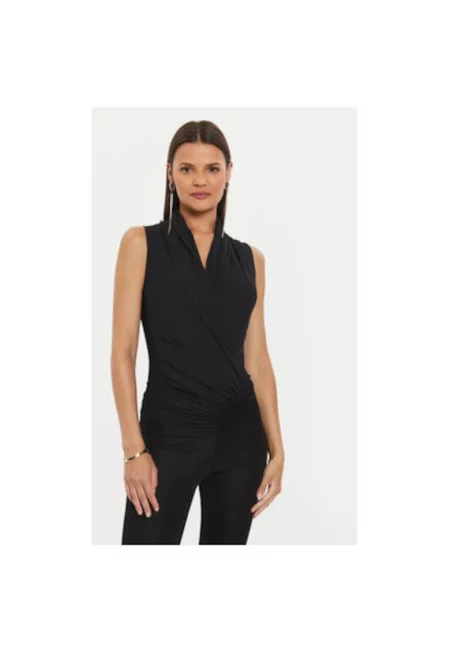 Дамско боди -  304657962 - Вискоза - Черен - Черен