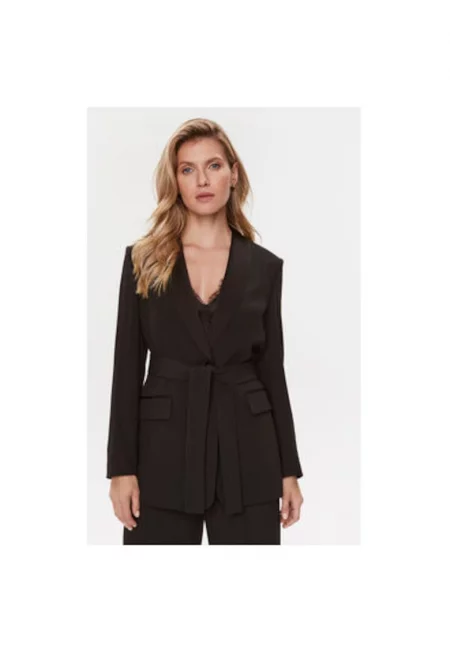 Дамско яке -  302896837 - Ацетат/Вискоза - Черно