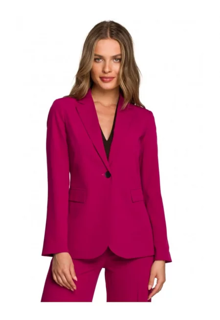 Дамско яке -  полиестер/васкоза - слива