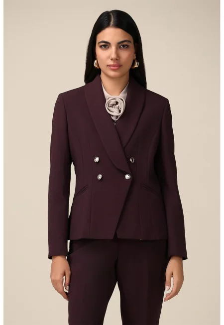 Двуредово сако - Бордо