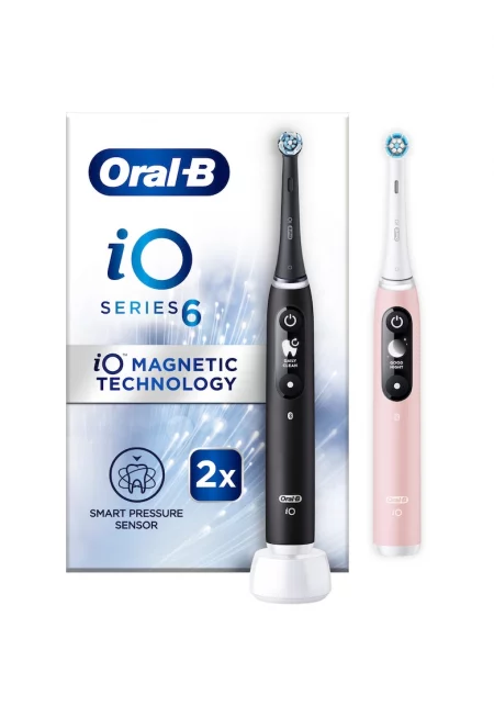 Електрическа четка за зъби  iO6 с магнитна технология и микровибрации - изкуствен интелект - интерактивен светодиоден дисплей  ...
