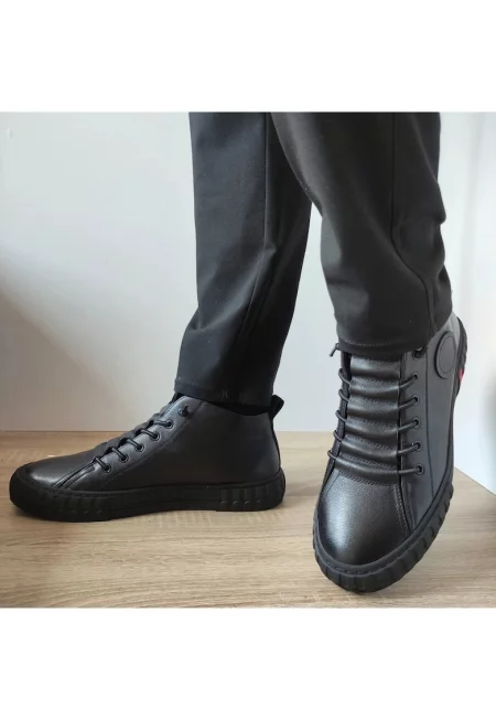 Ежедневни мъжки боти  Wz202002 - черни - Черен