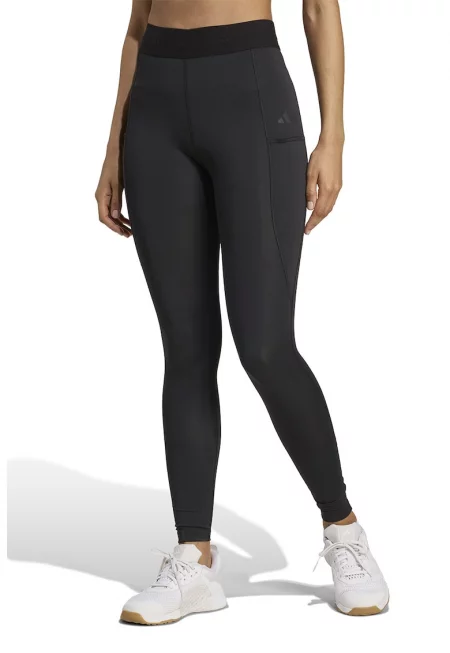 Фитнес клин с висока талия - Черен