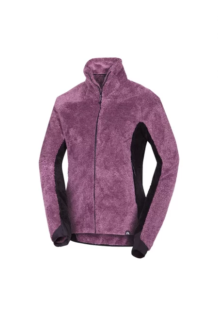 Хайкинг полар Melisa с цип и джобове с цип - Bordeaux