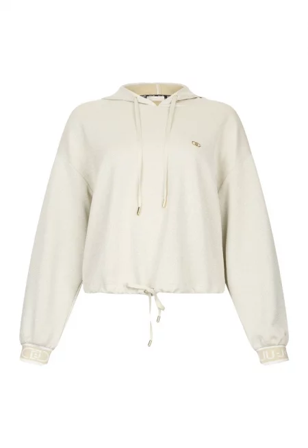 Худи с лого на маншетите