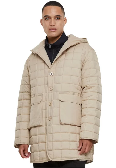 Капитонирано зимно яке с качулка