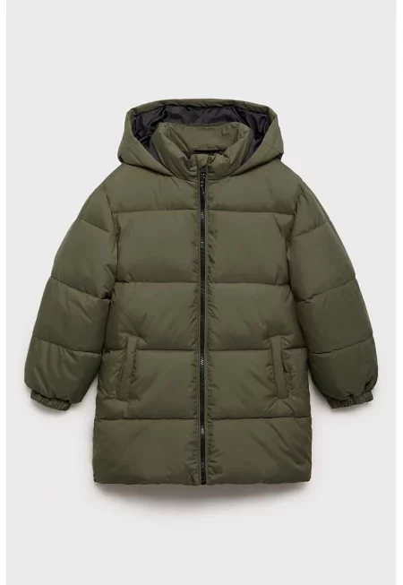 Капитонирано зимно яке с качулка