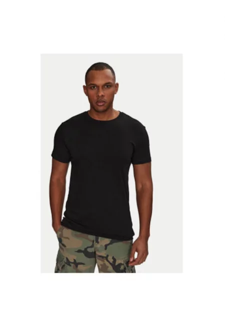 Комплект от 3 мъжки тениски  701127-00 - Памук - Черен - Черен