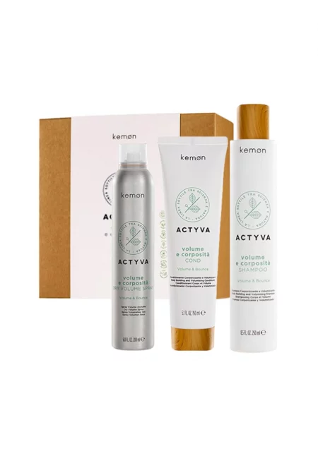 Комплект за обем  Actyvia Volume e Corposità - Шампоан 250 мл - Балсам 150 мл - Сух спрей 200 мл