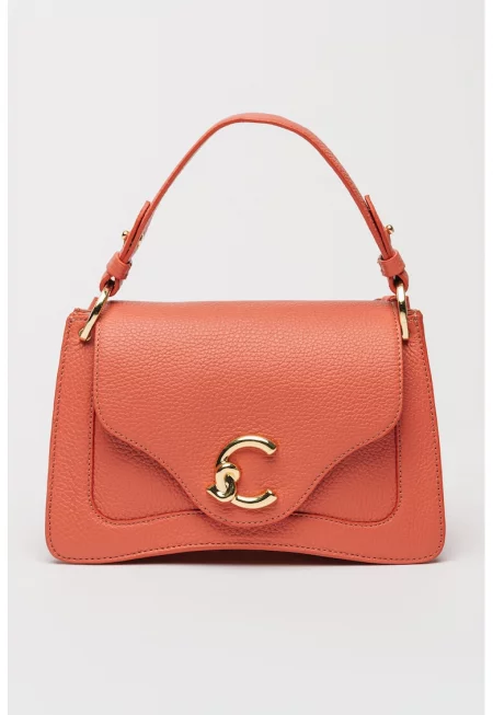 Кожена чанта C-Me с капаче