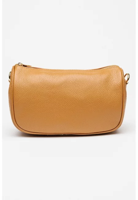 Кожена чанта с отделяща се презрамка