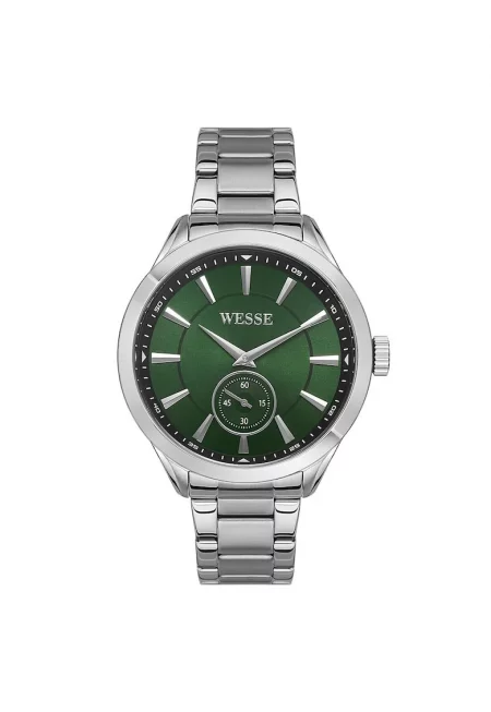 Мъжки часовник  WWG207503 - 44 мм - стоманена каишка - зелен циферблат - водоустойчив 5 ATM