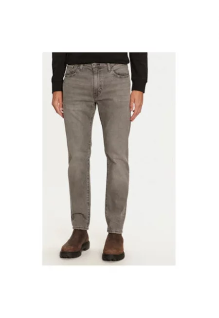 Мъжки дънки -  304236518 - Памук - Сив - Сив