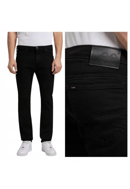 Мъжки дънки -  Rider - Slim Fit - Средна талия - Дълги - Цип - 5 джоба - Памук - Черен - Син