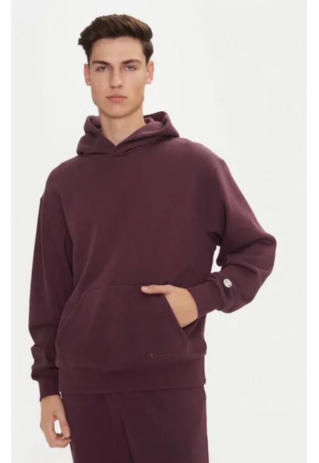 Мъжки суитшърт -  304700026 - Памук/Полиестер - Лилав