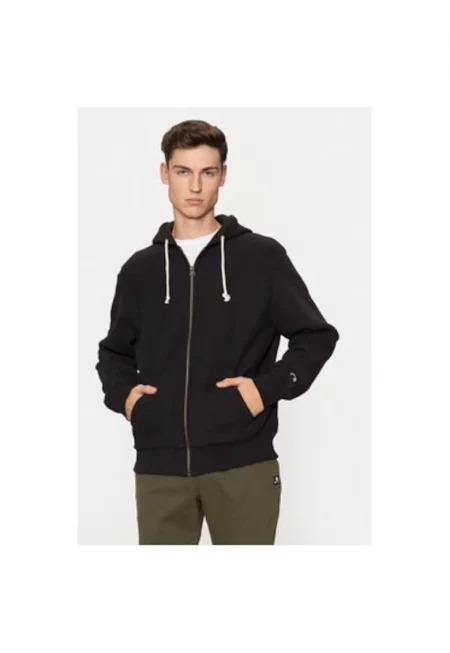 Мъжки суитшърт -  304700484 - Памук/Полиестер - Черен - Черен