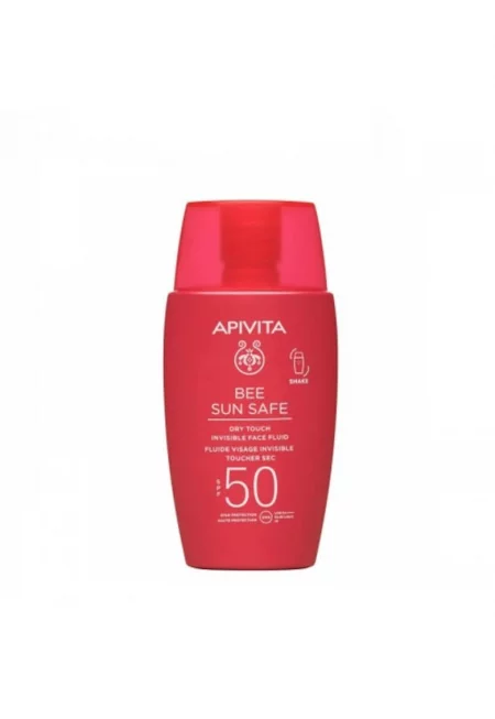 Невидим флуид със слънцезащита SPF50 и бързо попиване - Bee Sun Safe  50 ml
