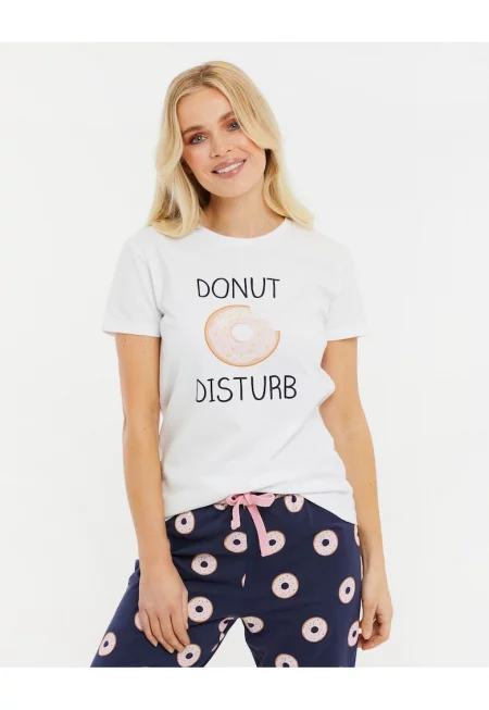 Памучна пижама Donut 4063