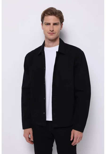 Памучна риза с капси