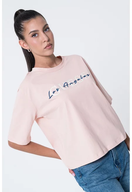 Памучна тениска с лого