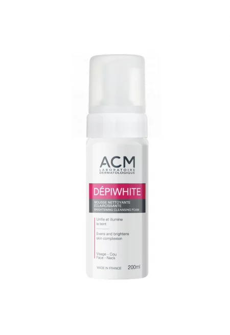 Почистваща пяна за лице ACM Depiwhite - С озаряващ ефект - 200 мл