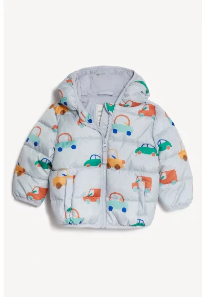 Подплатено зимно яке с щампа