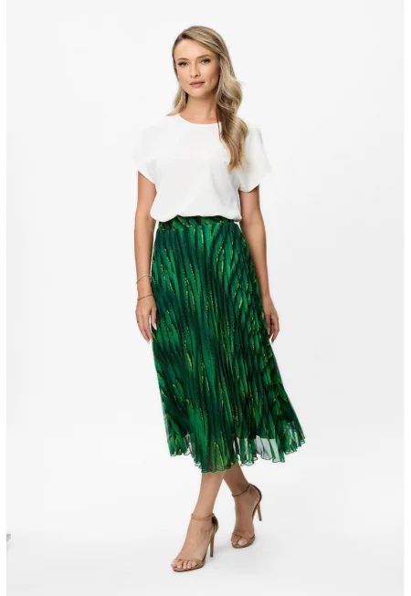 Пола тип молив Helen - Жълт/Тъмнозелен