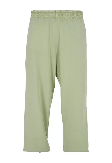 Прав спортен панталон с джобове - Шам фъстък зелено