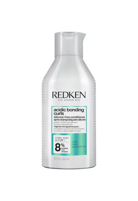 Професионален балсам за коса  Acidic Bonding Curls - Регенериращ - С лимонена киселина и глицин - За увредена и прекомерно обработена къдрава и ...