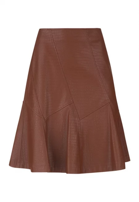 Разкроена пола от еко кожа