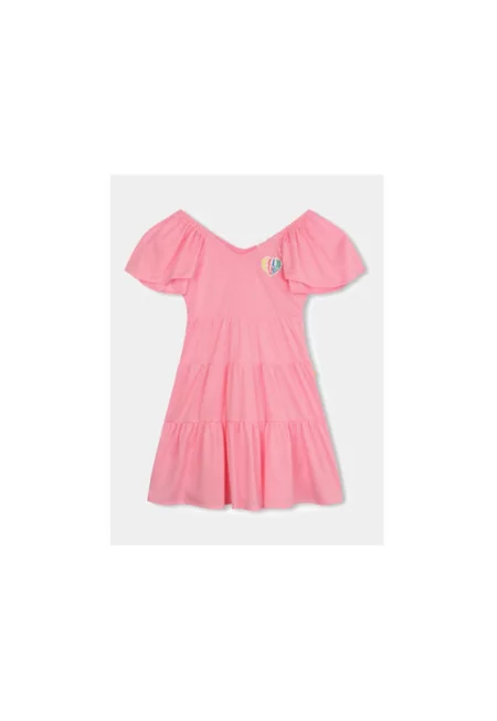 Рокля за момиче -  303640019 - Полиестер - Розов