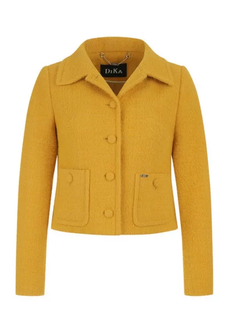 Сако от смес от вълна с пришити джобове