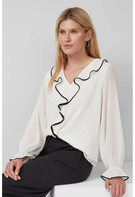 Шпиц блуза с дипли