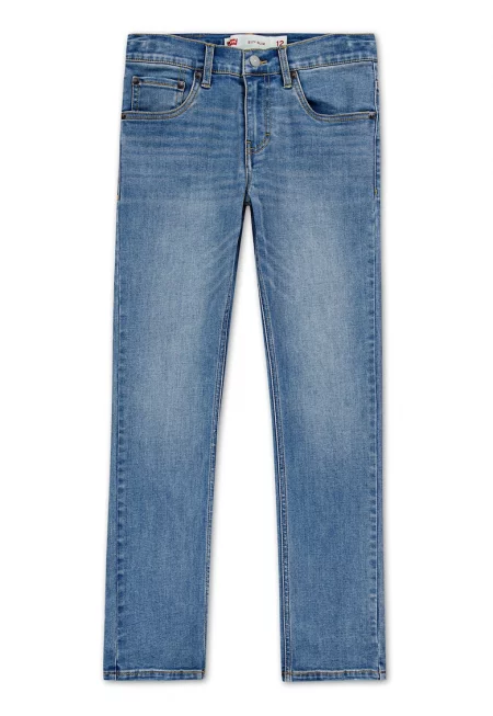 Слим дънки 511 със захабен ефект - Светлосин