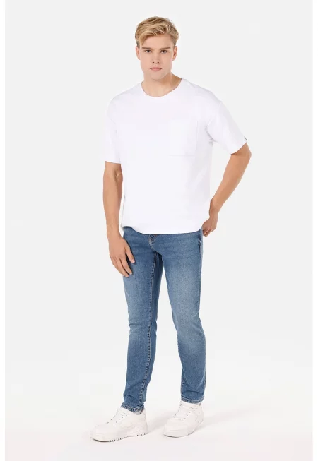 Слим дънки деграде