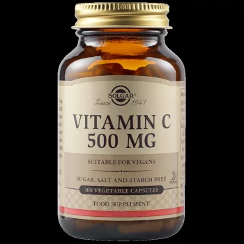 СОЛГАР Витамин Ц раст. капсули 500 мг. х 100