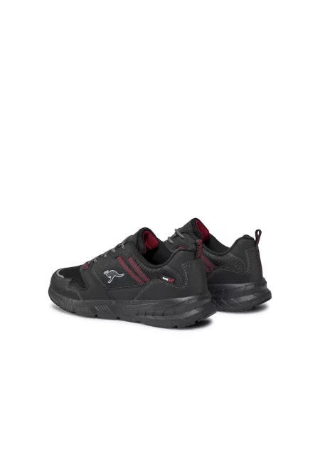 Спортни обувки за момче - Кенгуру - 301086642 - Черни - Текстил - Черен