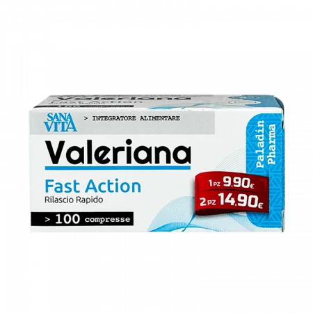 Стрес и добро настроение - Валериана (корен) SanaVita, 135 mg х 100 таблетки