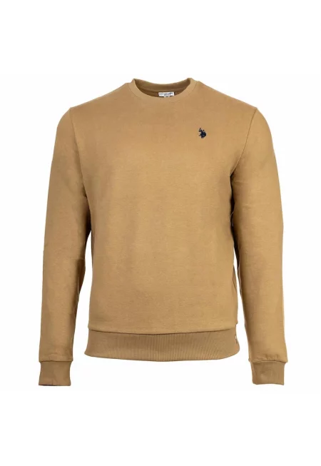 Суитшърт с лого - Бежов