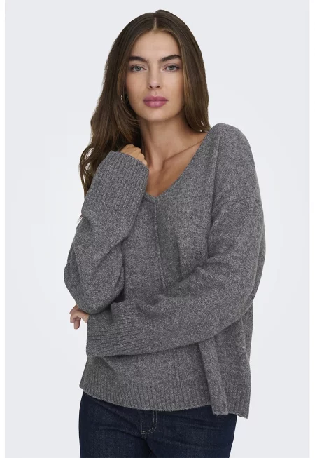 Свободен шпиц пуловер