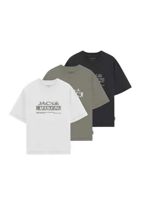 Тениска с принт - 3 части