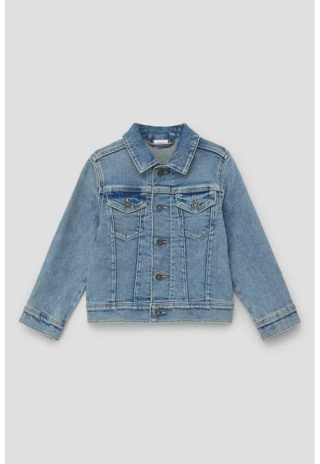 Яке от деним с джобове